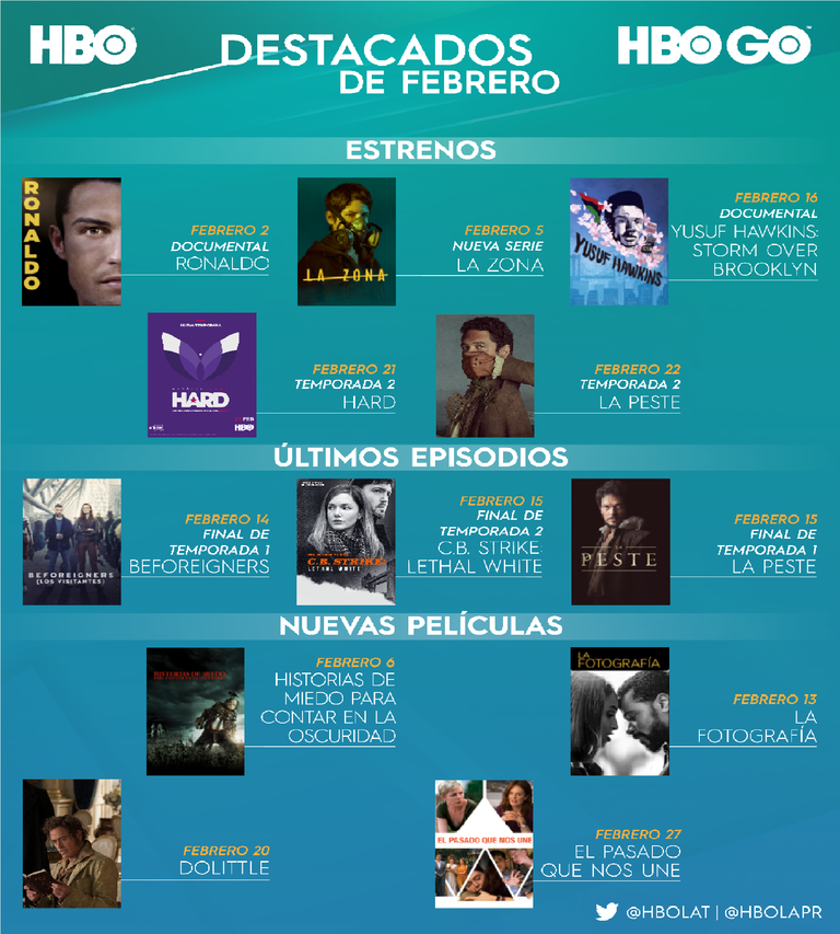 Destacados del mes: que ver en Febrero en HBO y HBO GO